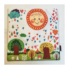 Povlak na polštář 30x30 cm Sluníčko