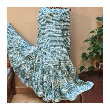 Sukně kanýrová se zlatými stužkami I., 9 typů