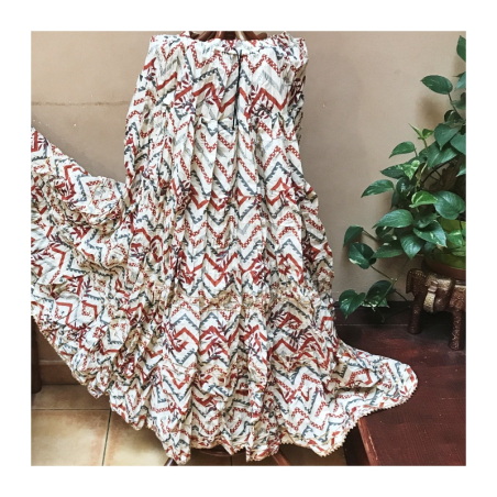 Sukně kanýrová se zlatými stužkami II., 9 typů