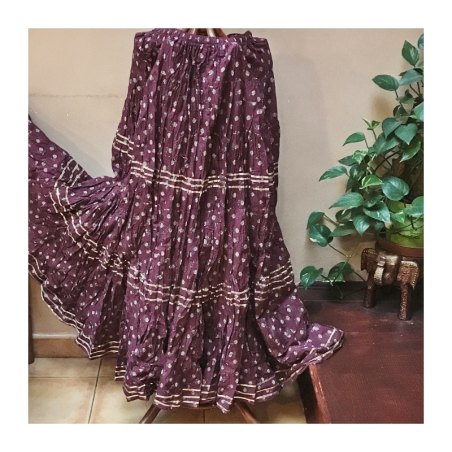 Sukně kanýrová se zlatými stužkami II., 9 typů