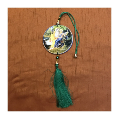 Oboustr. obrázek Rádha Krišna k zavěšení 2