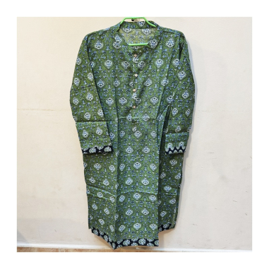 Kurta se stojáčkem a bordurou, dl. rukáv