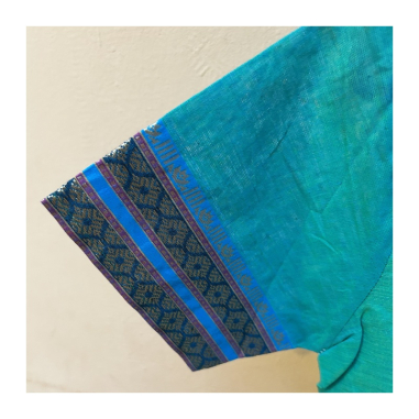 Dámská kurta s bordurou, kr. rukáv, S