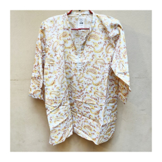 Dámská kurta se stojáčkem, rovný výstřih, 3/4 rukáv 2