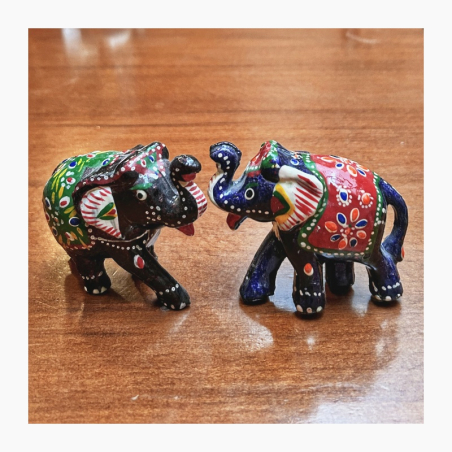 Slon malovaný 7x9 cm