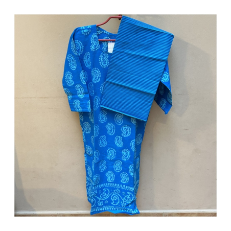 Dámská kurta dlouhá s dupattou, 3/4 rukáv, S