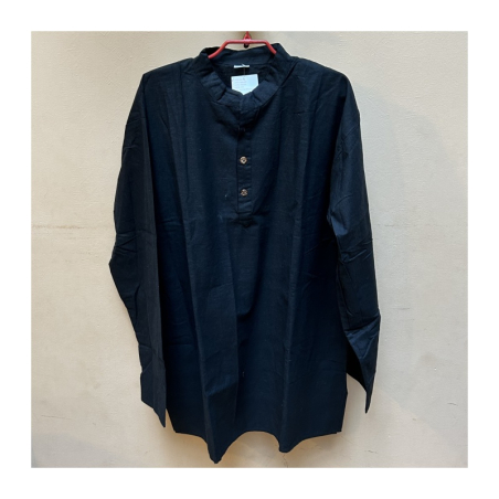 Kurta pánská jednobarevná, dl. rukáv, XL