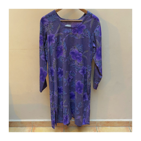 Dámská kurta fialová, 3/4 rukáv, M/L