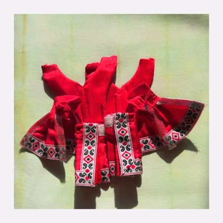 Šaty pro Božstva s bordurou, vel. S a M