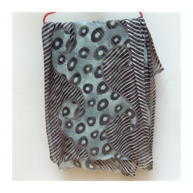 Punjabí bavlna, dl. rukáv, béžová a hnědá, vel. L