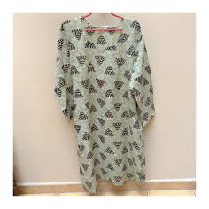 Punjabí bavlna, dl. rukáv, béžová a hnědá, vel. L