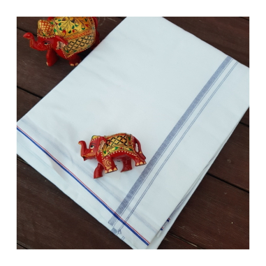 Dhotí 2 proužky, bordura tenké plné proužky