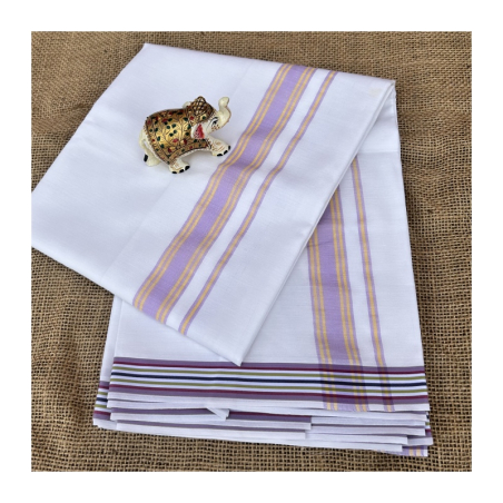 Dhotí širší pruh, bordura proužkovaná