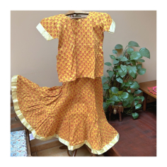 Dívčí set/Gopi dress bez dupatty bavlna, vel. 36