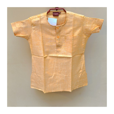 Chlapecká kurta žlutá, kr. rukáv, vel. 22