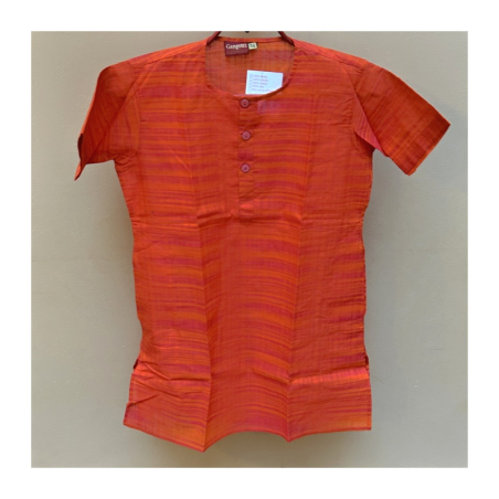 Kurta chlapecká oranžová, kr. rukáv, vel. 26