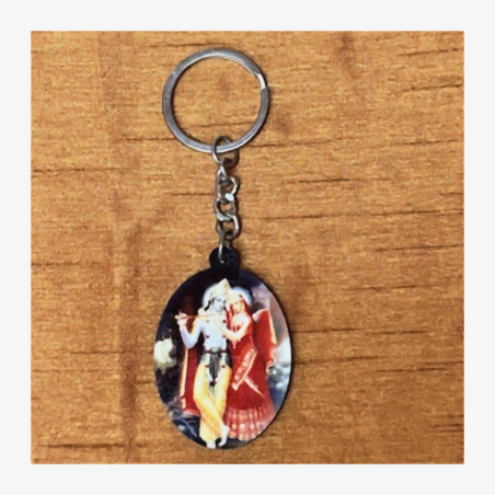 Klíčenka oválná dřevěná s obrázkem