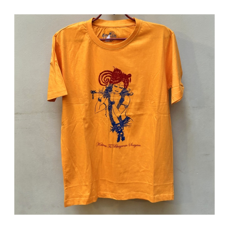 Tričko Krisnas Tu Bhagavan Swayam, vel. M, L a XL