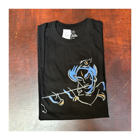 Tričko Krišna s flétnou, vel. XL