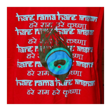Tričko haré rama haré krisnan, vel. S, M, L, XL