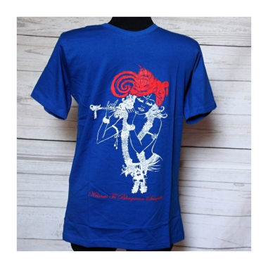 Tričko Krisnas Tu Bhagavan Swayam, potisk i zad, vel. M