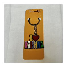 Klíčenka I Love Krishna, kov