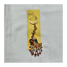 Klíčenka Páv s barevným očkem, 3 typy