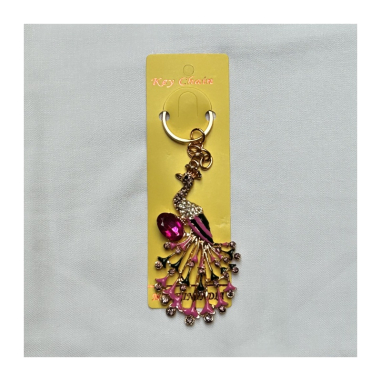 Klíčenka Páv s barevným očkem, 3 typy