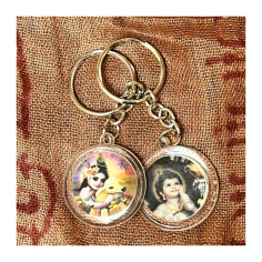 Klíčenka kulatá 6 dvojic obrázků, průměr 3,5 cm