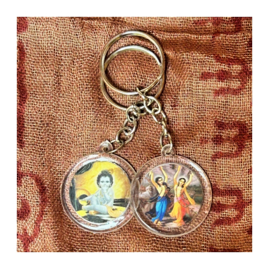 Klíčenka kulatá 6 dvojic obrázků, průměr 3,5 cm