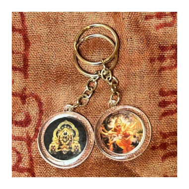 Klíčenka kulatá 6 dvojic obrázků, průměr 3,5 cm