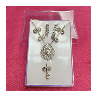 Štrasový set - náhrdelník a náušnice