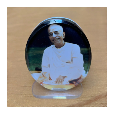 Obrázek Prabhupád oválný, akryl
