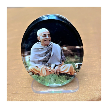 Obrázek Prabhupád oválný, akryl