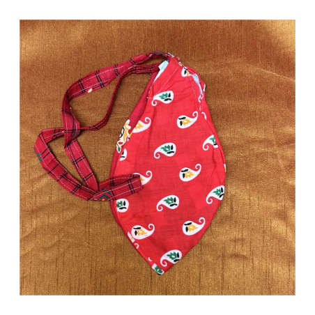 Japa pytlík červený s barevnými lístky