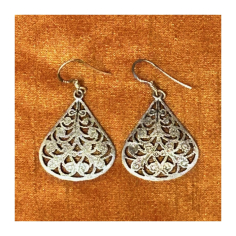 Náušnice indické kovové, 3 typy