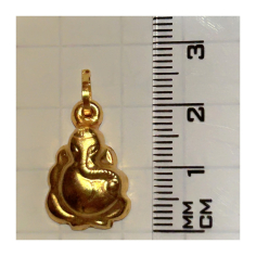 Přívěšek Ganéš pozlacený/stříbrný
