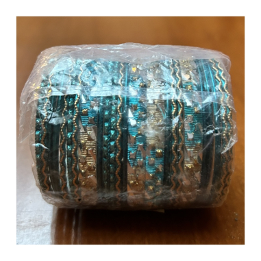 Náramky sada 24 ks jednobarevné se zlatým