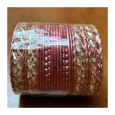 Náramky sada 24 ks jednobarevné se zlatým