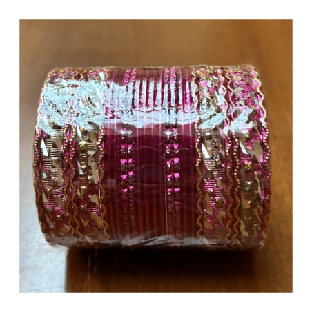 Náramky sada 24 ks jednobarevné se zlatým