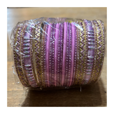 Náramky sada 24 ks jednobarevné-zlaté s kamínky