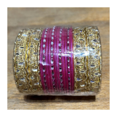 Náramky sada 24 ks zlaté a jednobarevné zabroušené