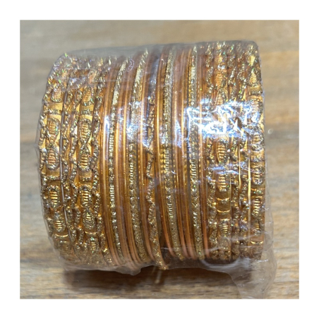 Náramky sada 24 ks zlaté a jednobarevné, různé