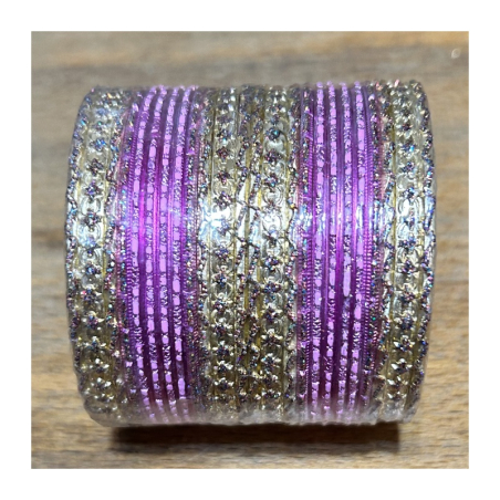 Náramky sada 24 ks zlaté a jednobarevné, různé