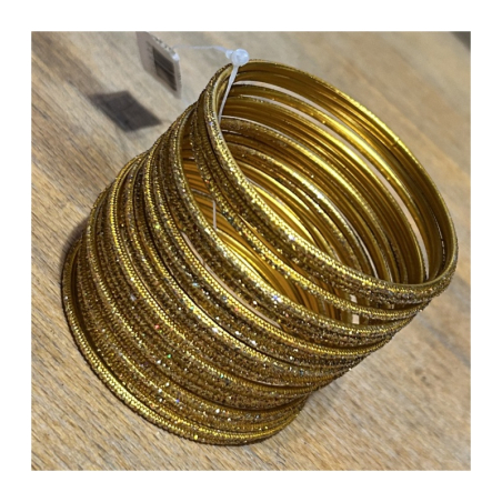 Náramky sada 24 ks vroubkované