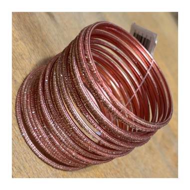 Náramky sada 24 ks vroubkované