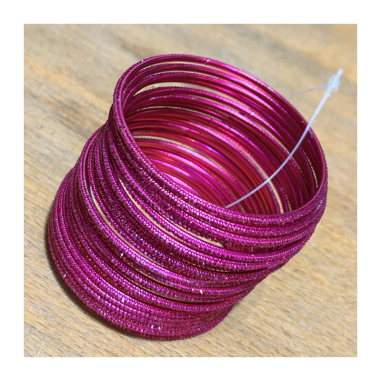 Náramky sada 24 ks vroubkované