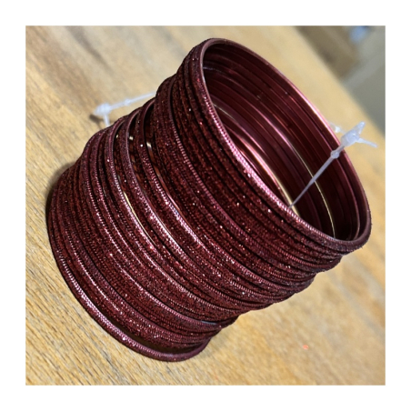 Náramky sada 24 ks vroubkované