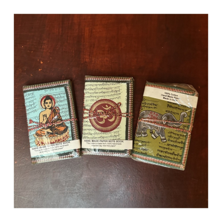 Notes 15 cm Ganéša / Buddha / ÓM / slon