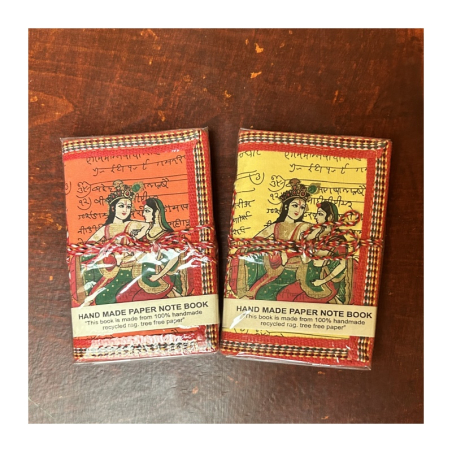 Notes 12,5 cm Rádha Krišna různé barvy